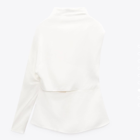 ZARA LIMITED EDITION ASYMMETRIC TOP MEDIUM - Picture 3 of 5